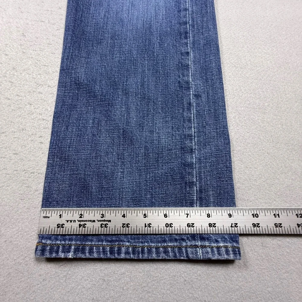 Levis 501 Original Fit Straight Leg Blue Denim Jeans Mens 38x32